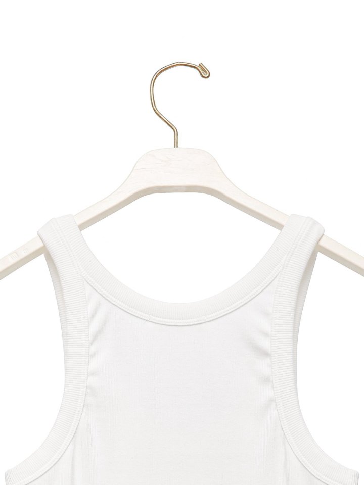 Paper Moon - Korean Women Fashion - #momslook - Sleeveless Rib Jersey Tank Top - 9