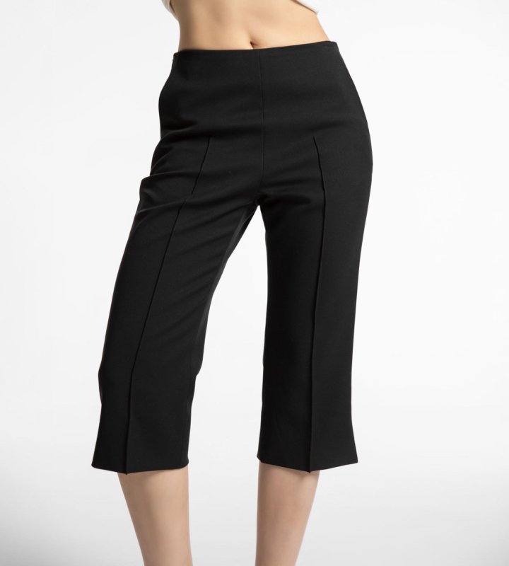 Paper Moon - Korean Women Fashion - #momslook - Crease Line Slit Midi Pants