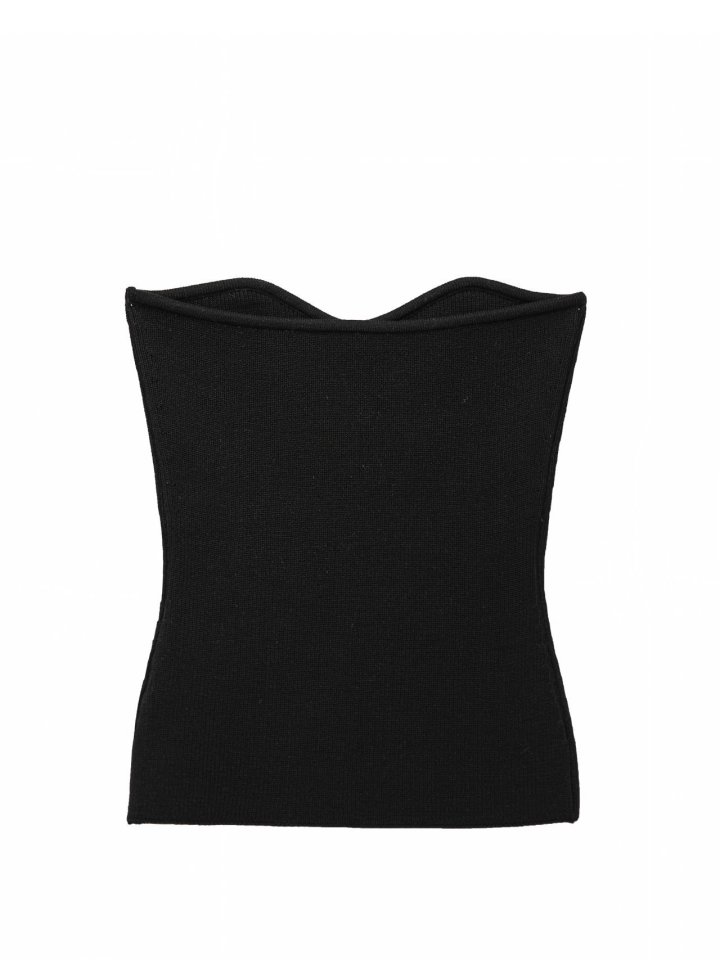 Paper Moon - Korean Women Fashion - #restrostyle - Volume Bust Tube Knit Top - 4