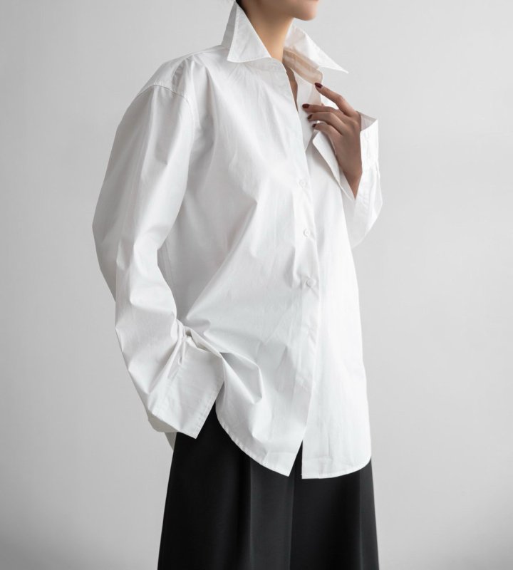 Paper Moon - Korean Women Fashion - #shopsmall - Classic Premium Cotton Button Down Shirt