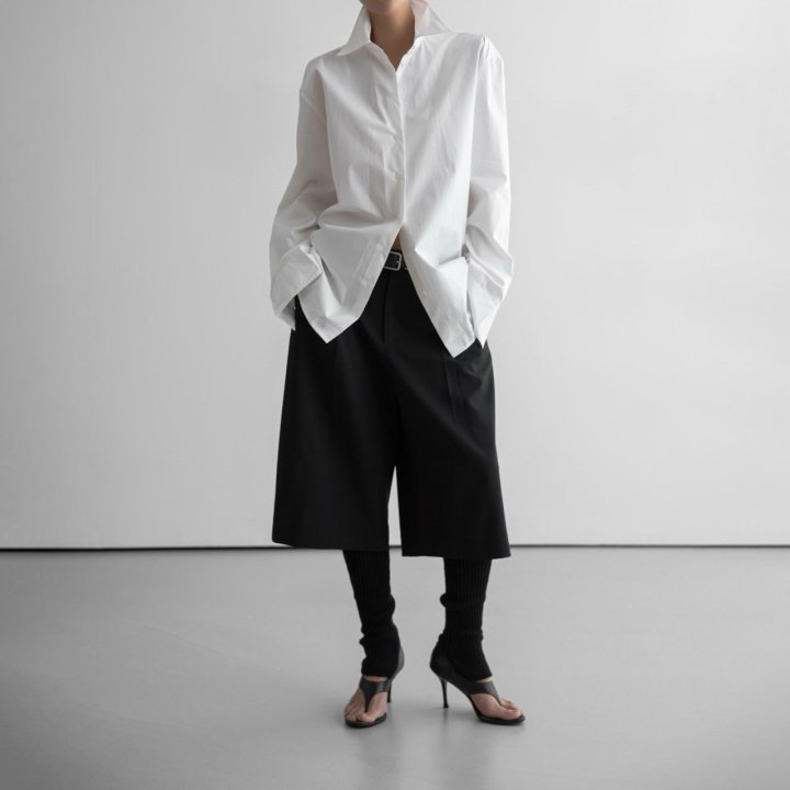 Paper Moon - Korean Women Fashion - #thatsdarling - Classic Premium Cotton Button Down Shirt - 2