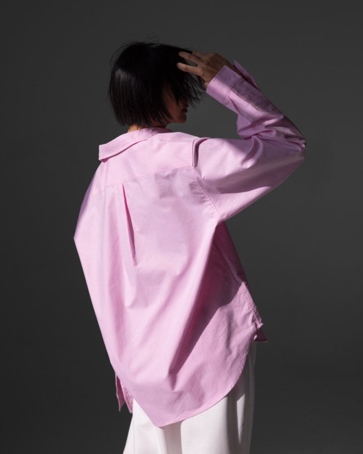 Paper Moon - Korean Women Fashion - #thatsdarling - Classic Oxford Cotton Button Down Shirt - 3