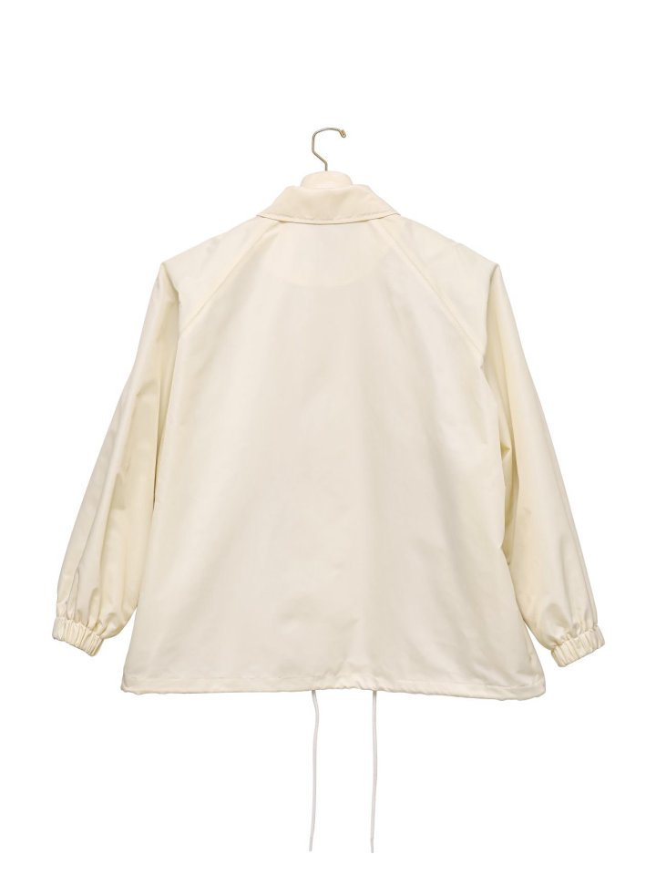 Paper Moon - Korean Women Fashion - #vintageinspired - Oversized Padded Shoulder Snap Button Jacket - 6