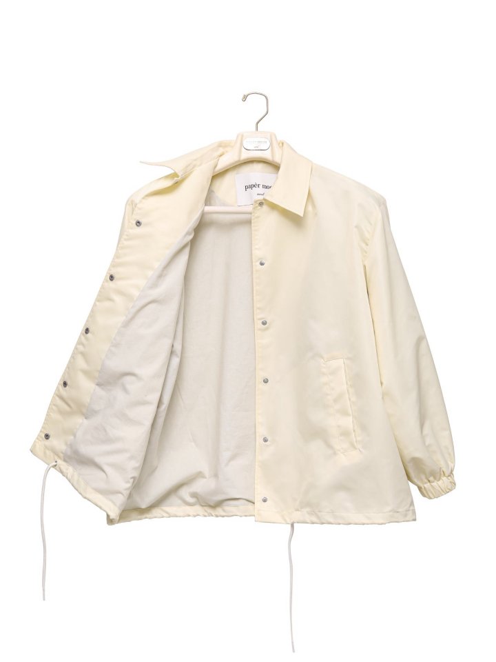 Paper Moon - Korean Women Fashion - #vintagekidsstyle - Oversized Padded Shoulder Snap Button Jacket - 7