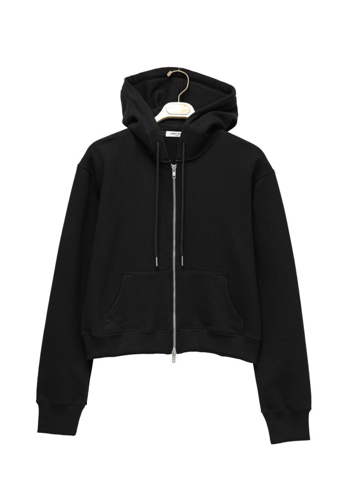 Paper Moon - Korean Women Fashion - #womensfashion - Classic Slim Fit Two Way Zipped Up Hoodie - 5