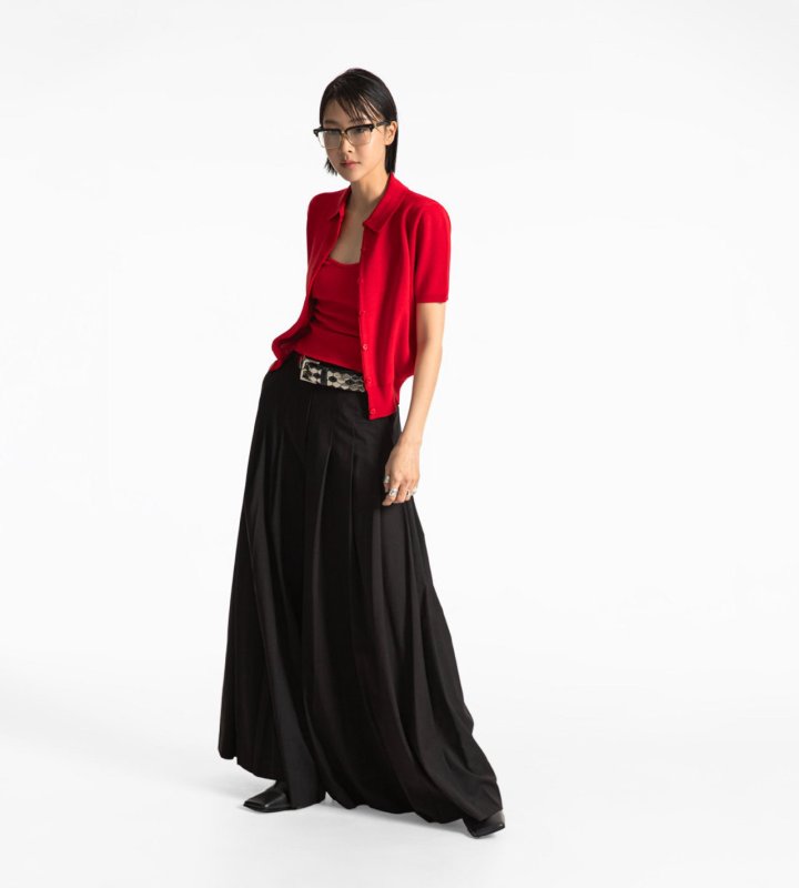 Paper Moon - Korean Women Fashion - #womensfashion - Volume Bust Tube Knit Top - 5