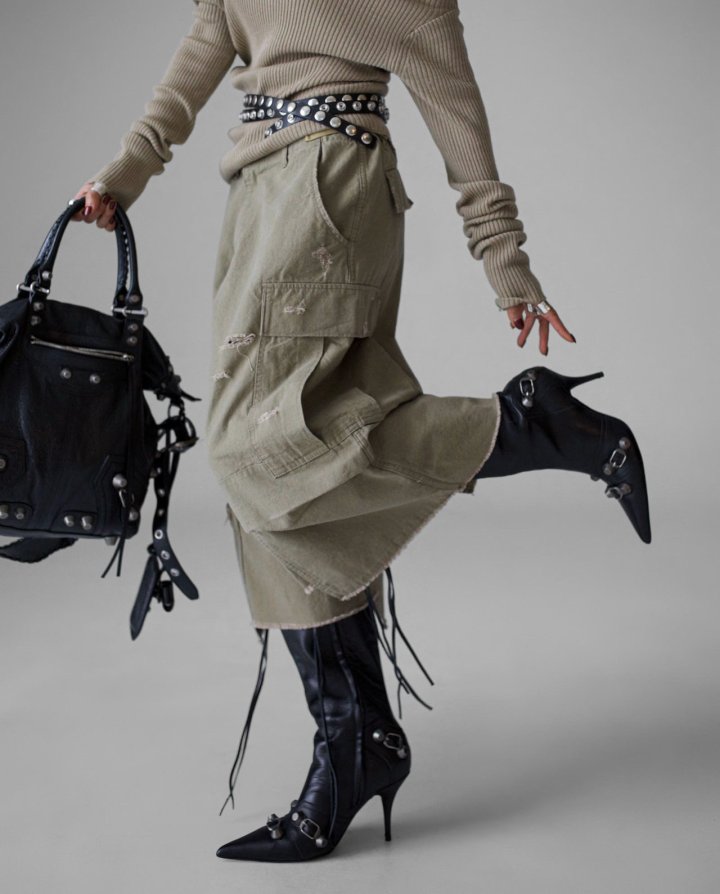 Paper Moon - Korean Women Fashion - #womensfashion - Vintage Cut-Off Bermuda Pants - 8