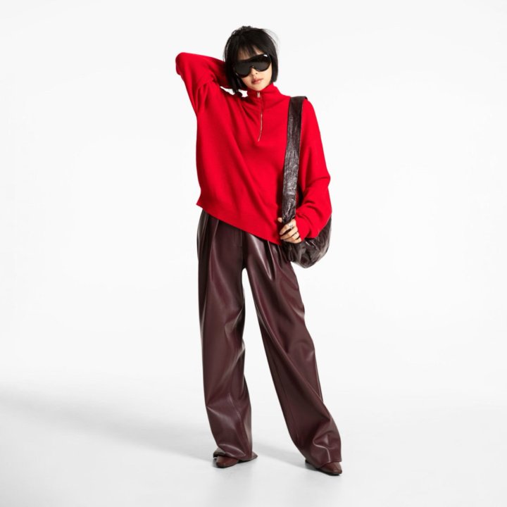 Paper Moon - Korean Women Fashion - #womensfashion - Classic Half-Zip Knit Sweater - 2