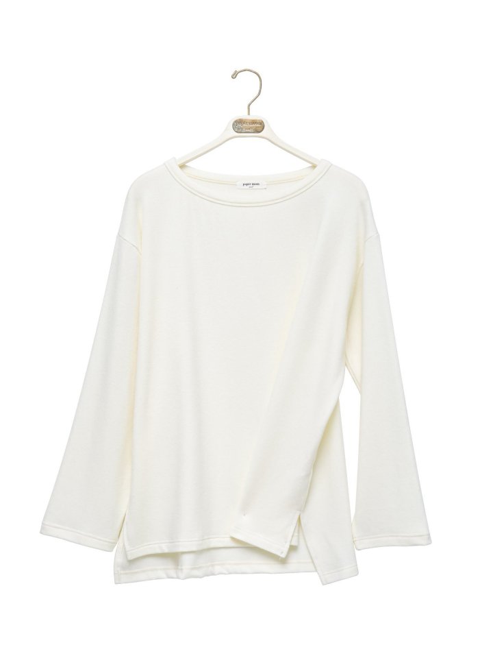 Paper Moon - Korean Women Fashion - #womensfashion - Soft Lounge Set-Up Boatneck Tee - 7
