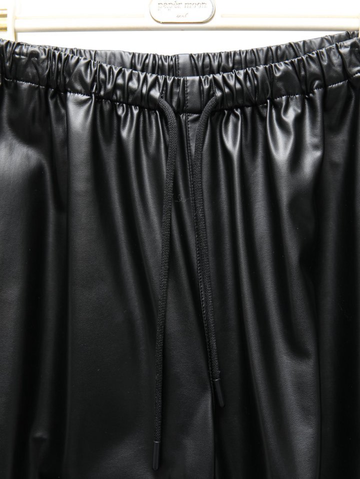 Paper Moon - Korean Women Fashion - #womensfashion - Glossy Wide Parachute Pants - 12