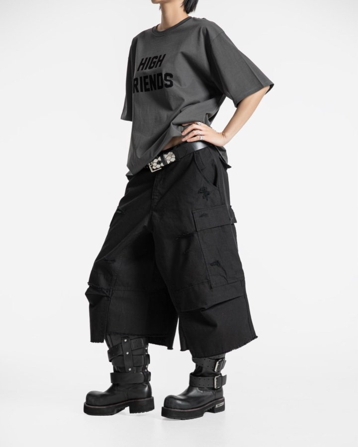 Paper Moon - Korean Women Fashion - #womensfashion - Vintage Cut-Off Bermuda Pants - 3