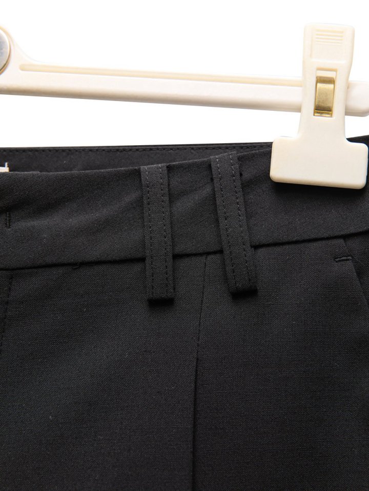 Paper Moon - Korean Women Fashion - #womensfashion - Classic Wide Fit Bermuda Trousers - 12