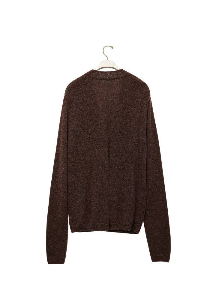 Paper Moon - Korean Women Fashion - #womensfashion - Alpaca Wool Deep V-Neck Knit Top - 6