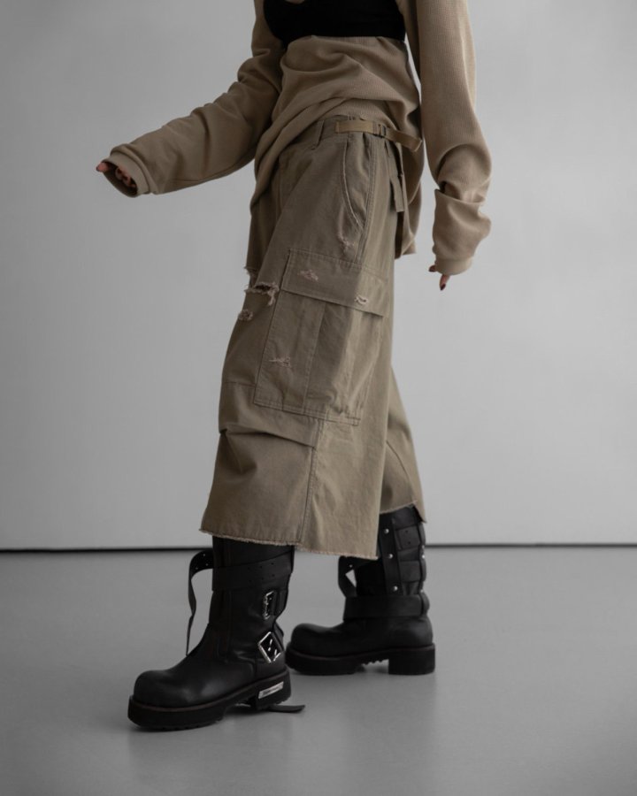 Paper Moon - Korean Women Fashion - #womensfashion - Vintage Cut-Off Bermuda Pants