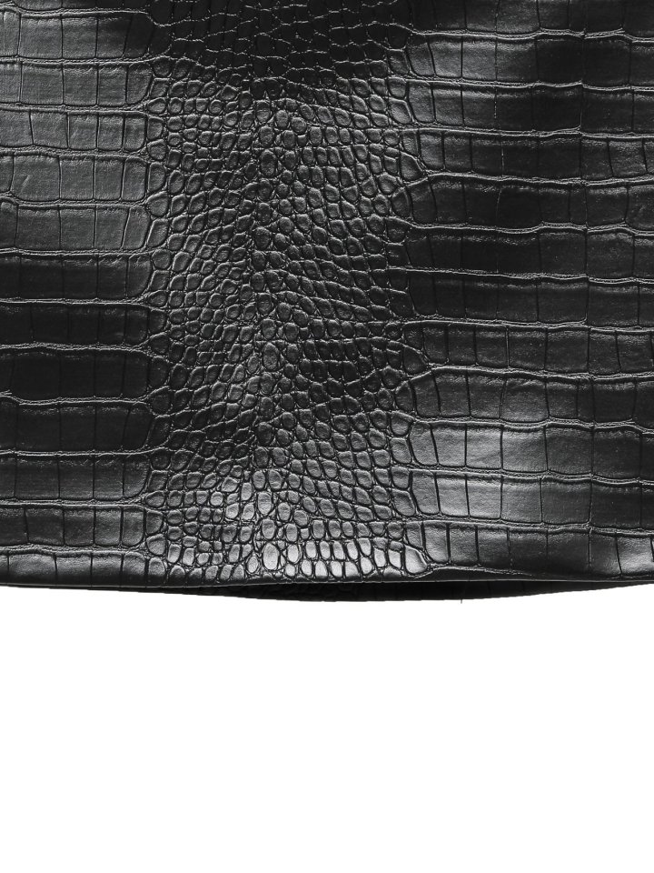 Paper Moon - Korean Women Fashion - #womensfashion - Crocodile Pattern Mini Skirt - 11