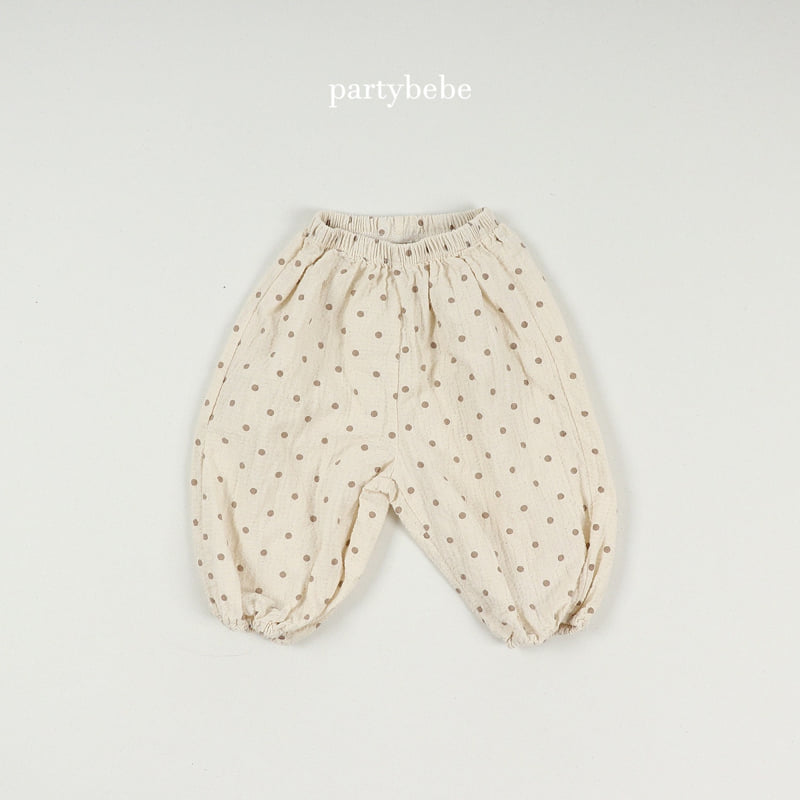 Party Kids - Korean Baby Fashion - #babyboutique - Dot Sausage Pants - 7
