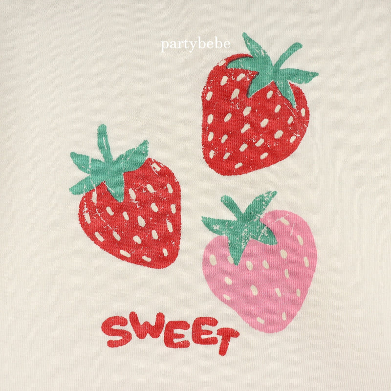 Party Kids - Korean Baby Fashion - #babyboutique - Strawberry Splash Tee - 4