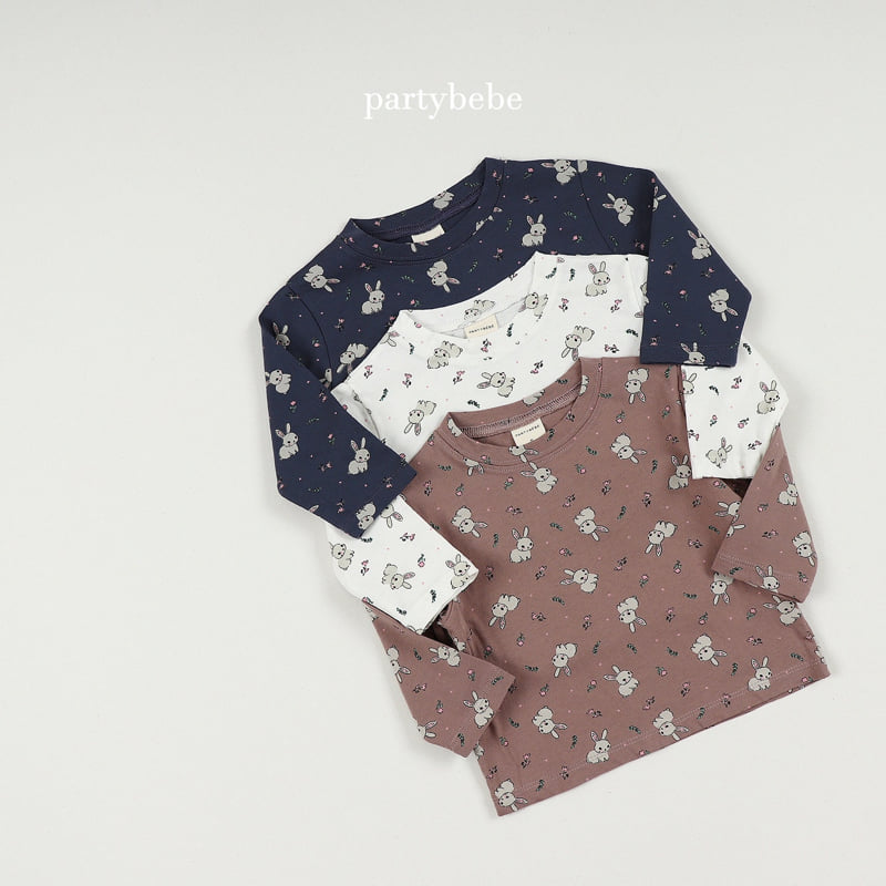 Party Kids - Korean Baby Fashion - #babyboutique - Rabbit Tee