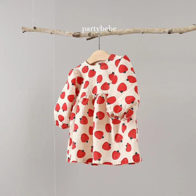 Party Kids - Korean Baby Fashion - #babyboutique - Vintage Berry One-piece - 5