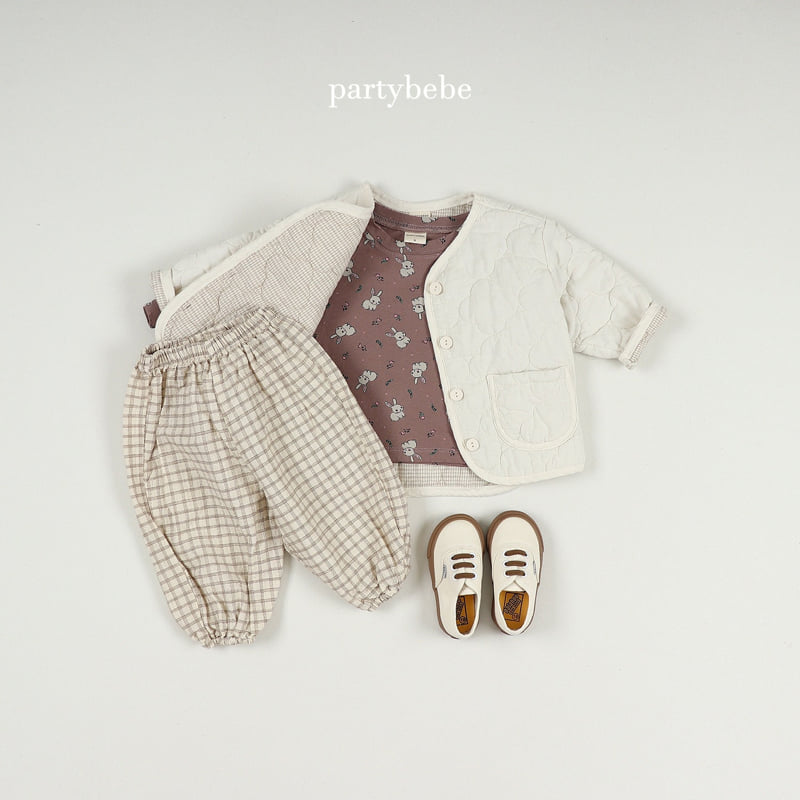 Party Kids - Korean Baby Fashion - #babyboutique - Check Check Sausage Pants - 12