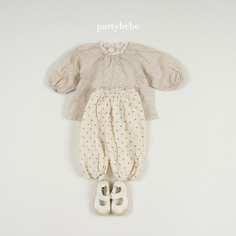 Party Kids - Korean Baby Fashion - #babyboutiqueclothing - Dot Sausage Pants - 9