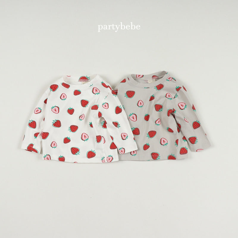Party Kids - Korean Baby Fashion - #babyboutiqueclothing - Berry Pop Tee