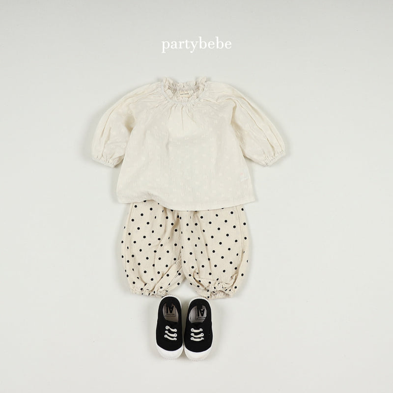 Party Kids - Korean Baby Fashion - #babyclothing - Dot Sausage Pants - 10
