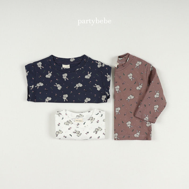 Party Kids - Korean Baby Fashion - #babyboutiqueclothing - Rabbit Tee - 4