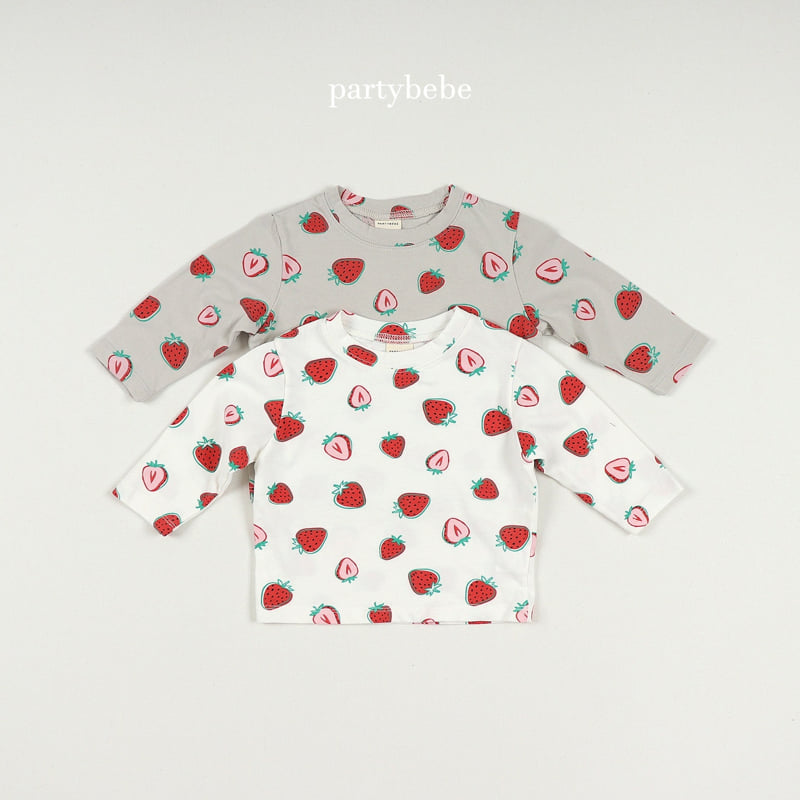 Party Kids - Korean Baby Fashion - #babyclothing - Berry Pop Tee - 2