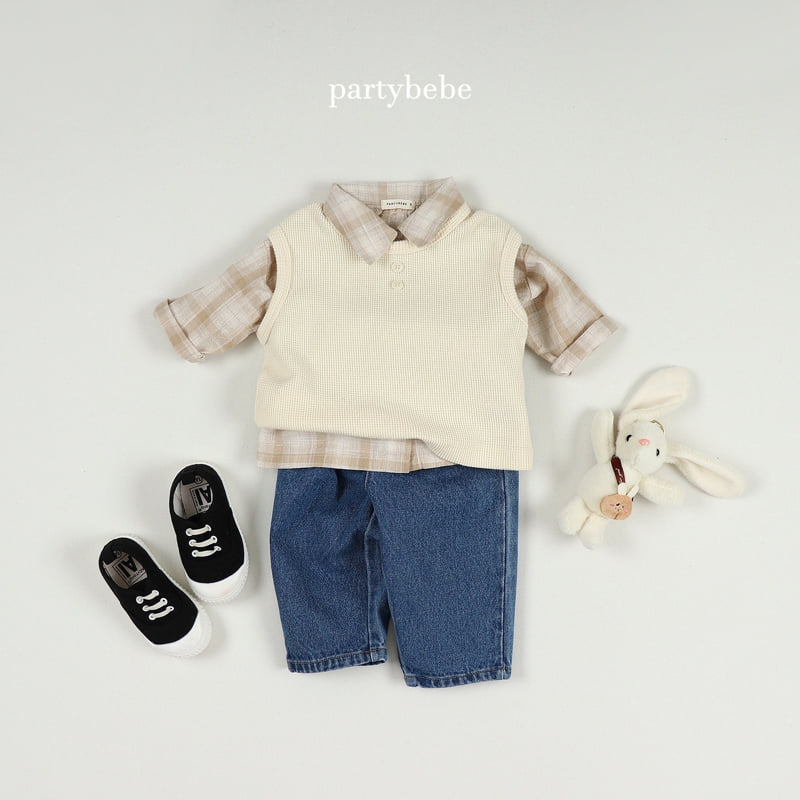 Party Kids - Korean Baby Fashion - #babyclothing - Gelato Vest - 8
