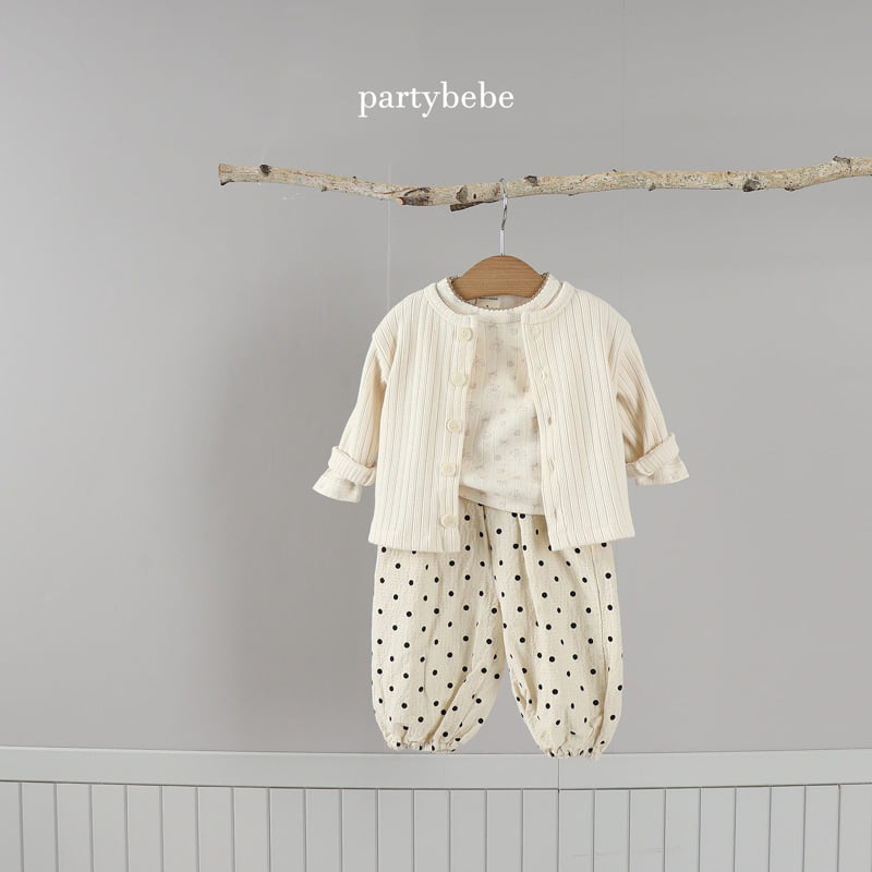 Party Kids - Korean Baby Fashion - #babyfashion - Dot Sausage Pants - 11