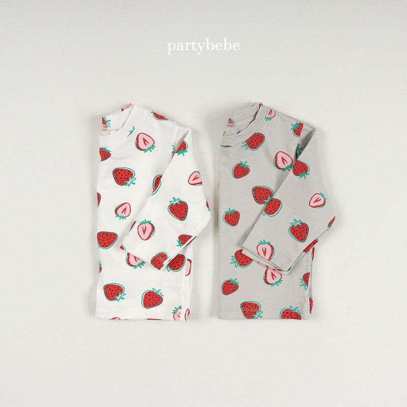 Party Kids - Korean Baby Fashion - #babyfashion - Berry Pop Tee - 3