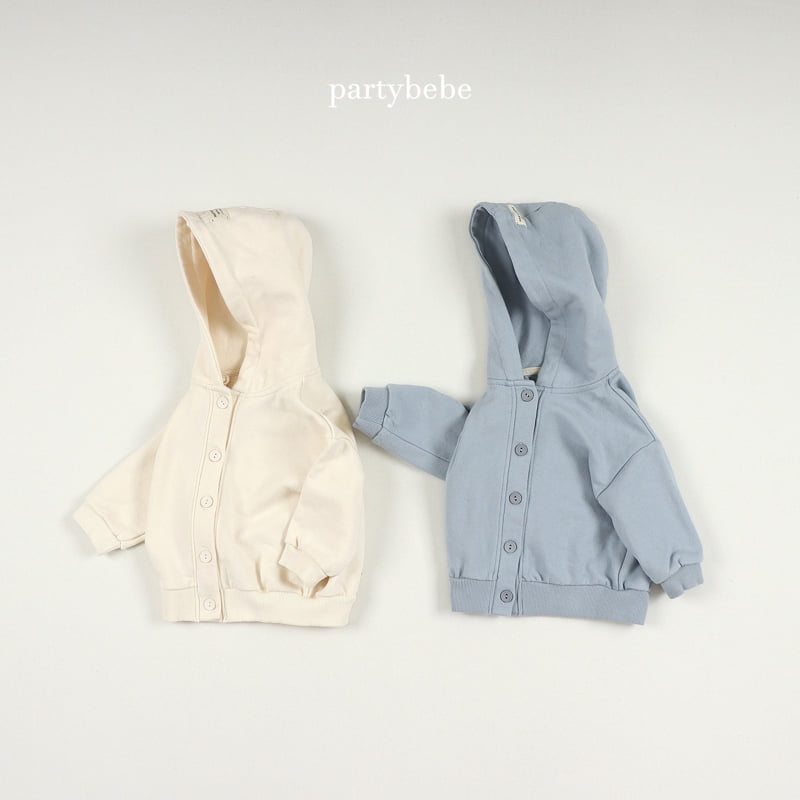 Party Kids - Korean Baby Fashion - #babyfashion - Vanilla Hooded Jumper