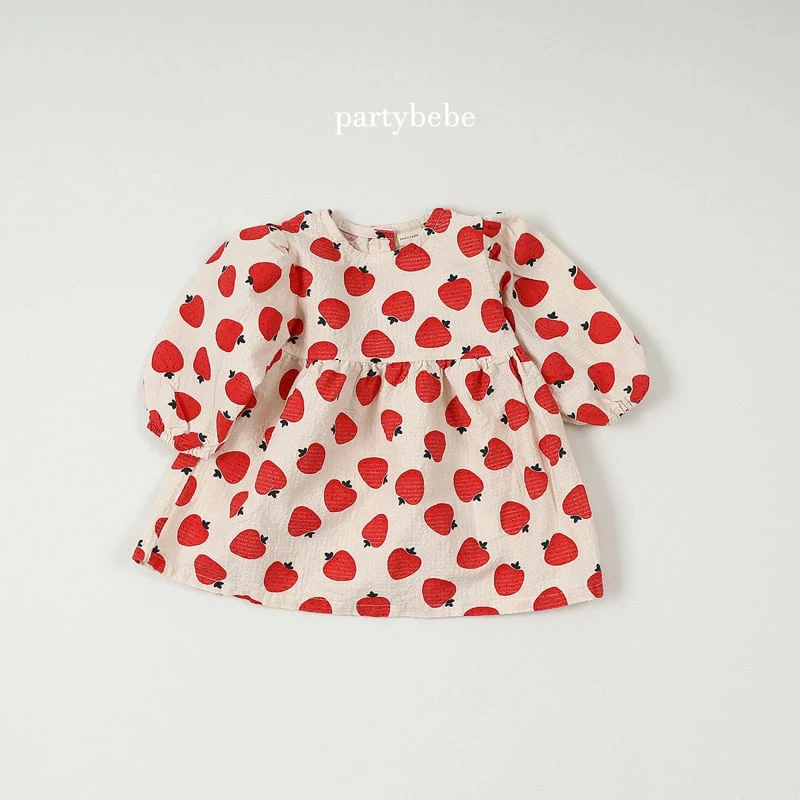 Party Kids - Korean Baby Fashion - #babyfashion - Vintage Berry One-piece - 8