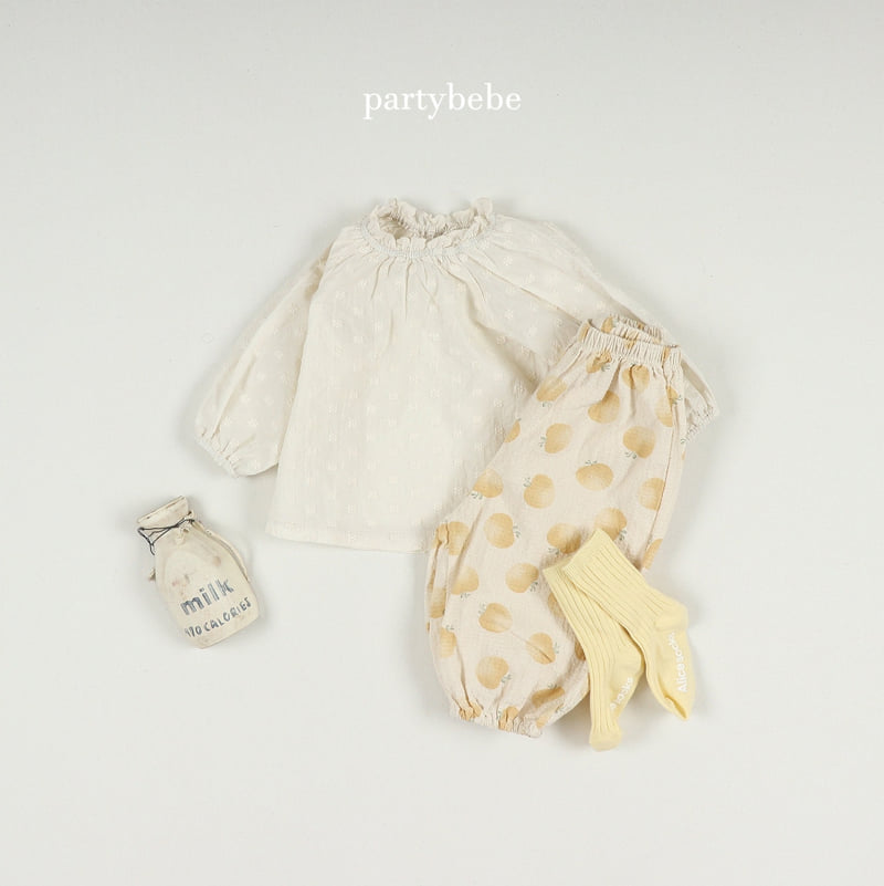 Party Kids - Korean Baby Fashion - #babyfashion - Peach Sausage Pants - 10