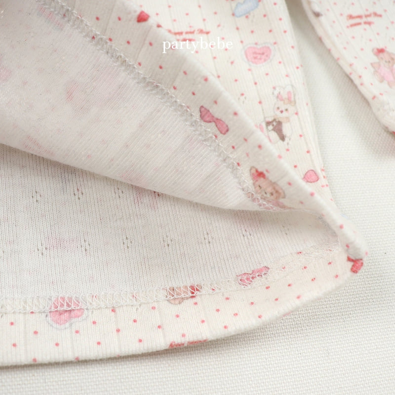 Party Kids - Korean Baby Fashion - #babyfever - Ribbon Bear Tee - 5