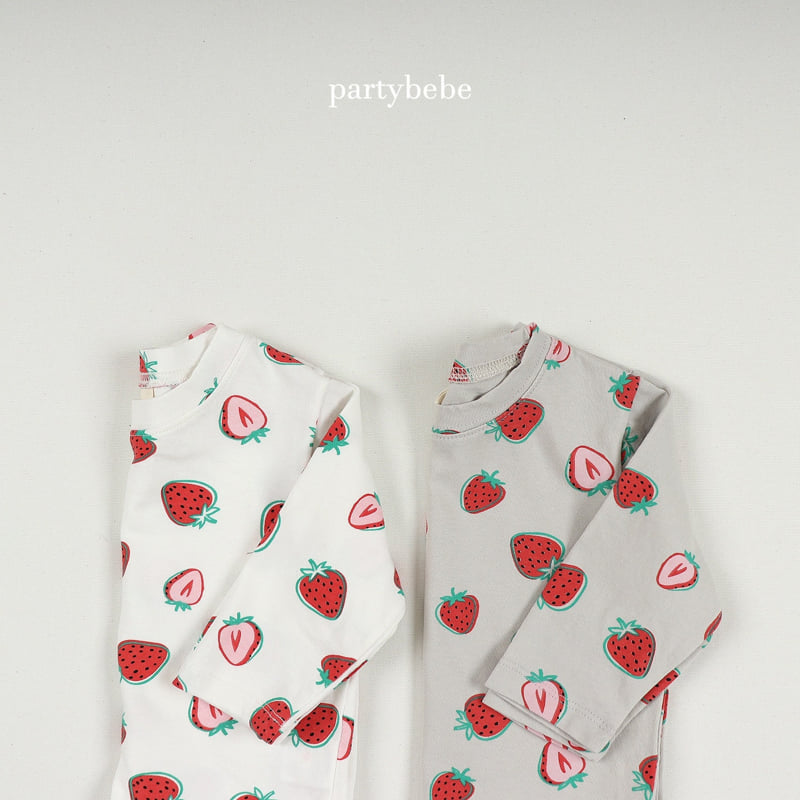Party Kids - Korean Baby Fashion - #babyfashion - Berry Pop Tee - 4