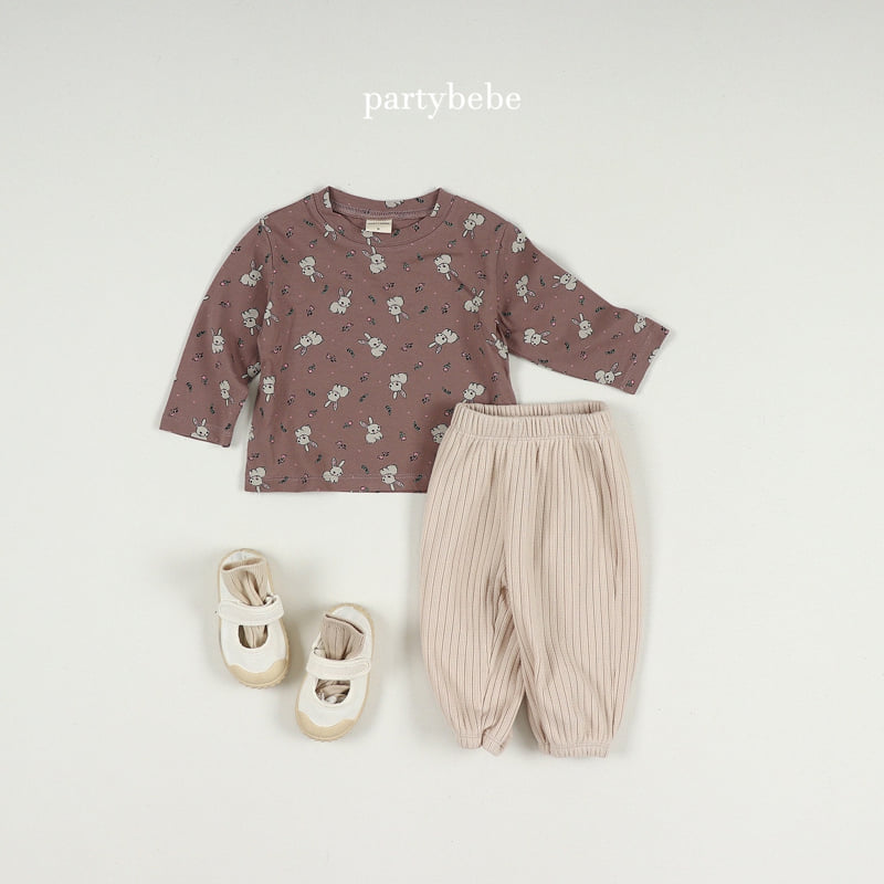 Party Kids - Korean Baby Fashion - #babygirlfashion - Rabbit Tee - 7