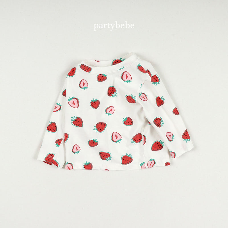 Party Kids - Korean Baby Fashion - #babygirlfashion - Berry Pop Tee - 5