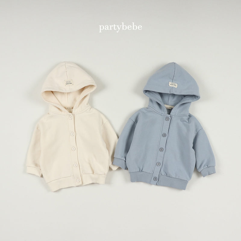 Party Kids - Korean Baby Fashion - #babygirlfashion - Vanilla Hooded Jumper - 3