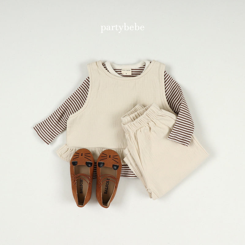 Party Kids - Korean Baby Fashion - #babygirlfashion - Choco Set - 11