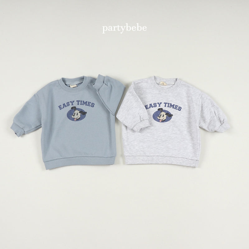 Party Kids - Korean Baby Fashion - #babyoninstagram - Puppy Sweatshirt - 5