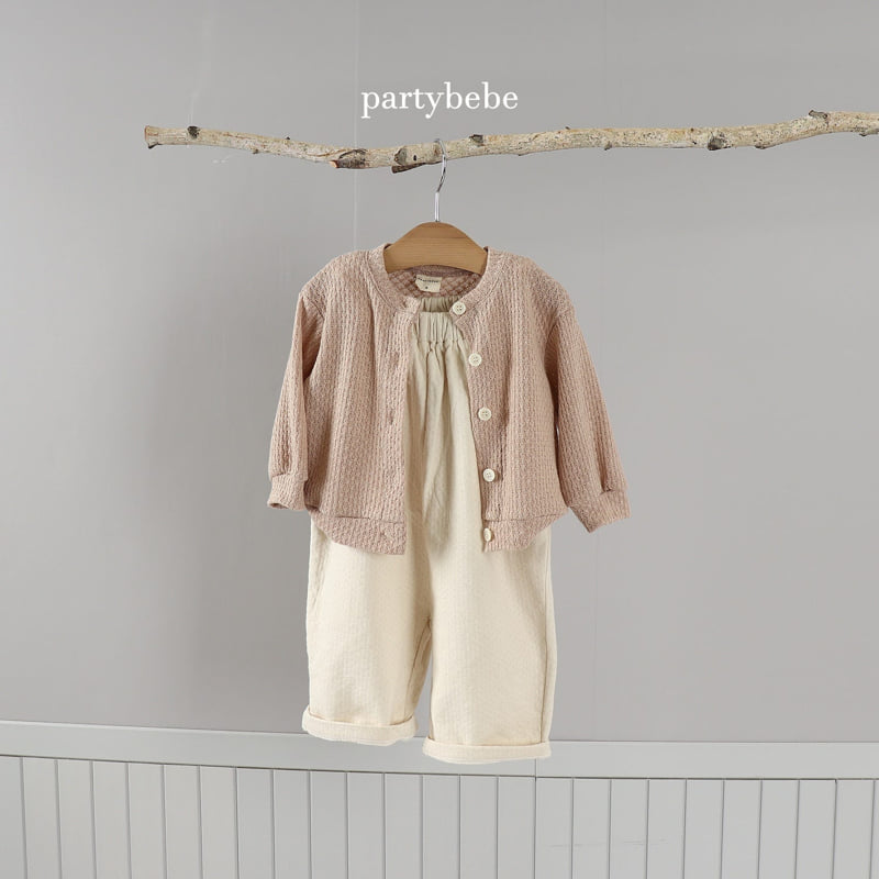 Party Kids - Korean Baby Fashion - #babyoninstagram - Latte Cardigan - 10