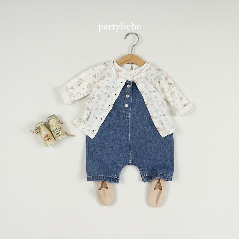 Party Kids - Korean Baby Fashion - #babyoninstagram - Snail Cardigan Set (with Sleeveless) - 11