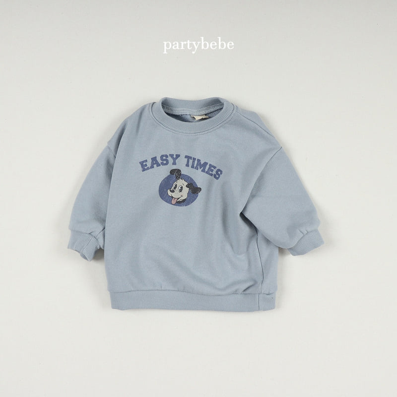 Party Kids - Korean Baby Fashion - #babyootd - Puppy Sweatshirt - 6