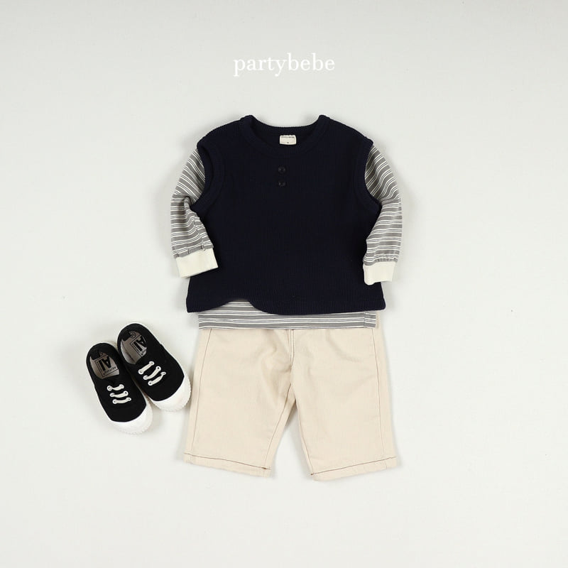 Party Kids - Korean Baby Fashion - #babyootd - Stitch Pants - 9
