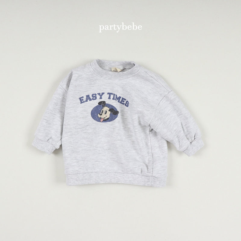 Party Kids - Korean Baby Fashion - #babyoutfit - Puppy Sweatshirt - 8