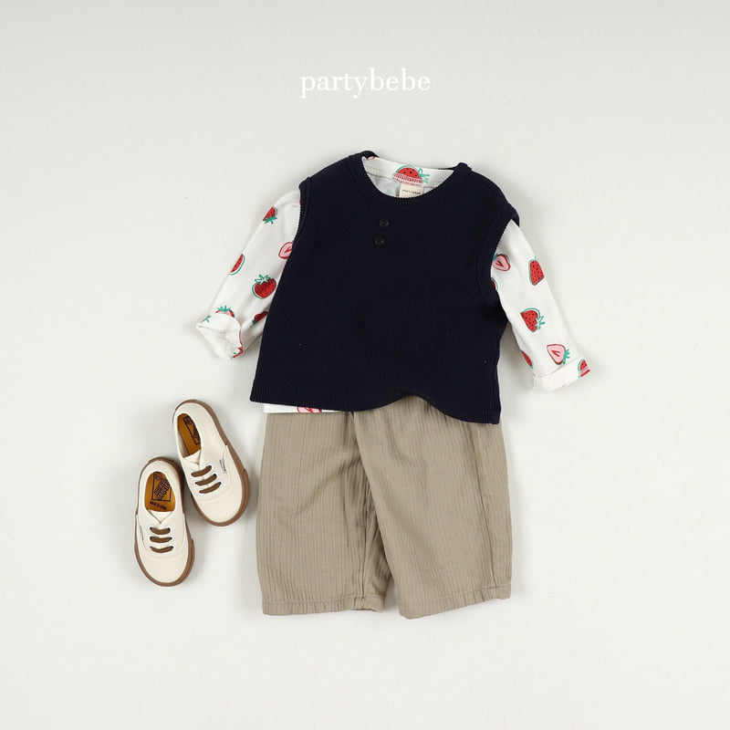 Party Kids - Korean Baby Fashion - #babyoutfit - Berry Pop Tee - 10
