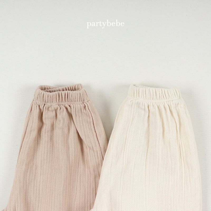 Party Kids - Korean Baby Fashion - #babyoutfit - Fuzzy Sausage Pants - 4