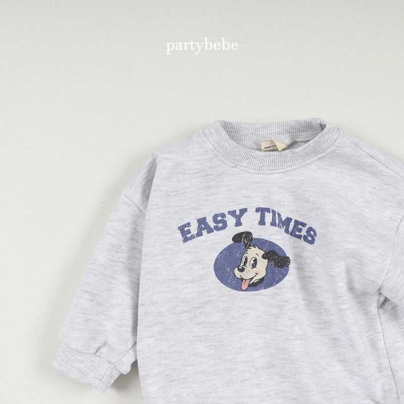 Party Kids - Korean Baby Fashion - #babywear - Puppy Sweatshirt - 9
